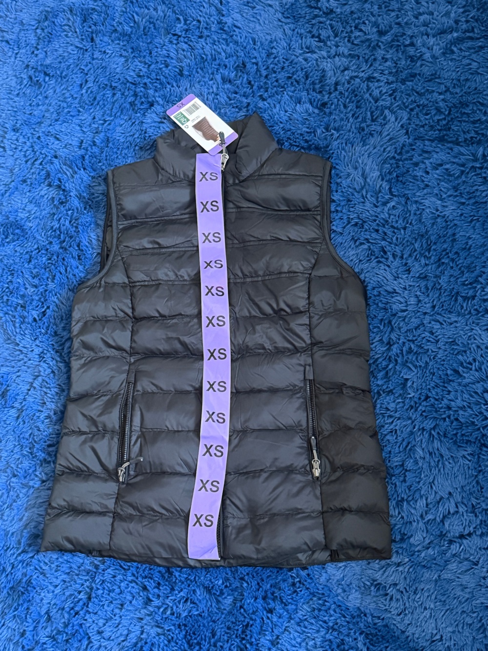 32 Degrees Black Quilted Puffer Vest
